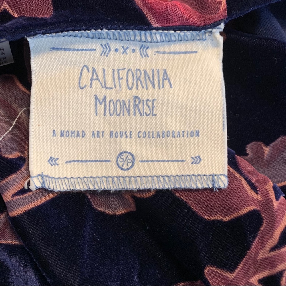 NWT California Moonrise Boho Velvet Dress. - Picture 5 of 8